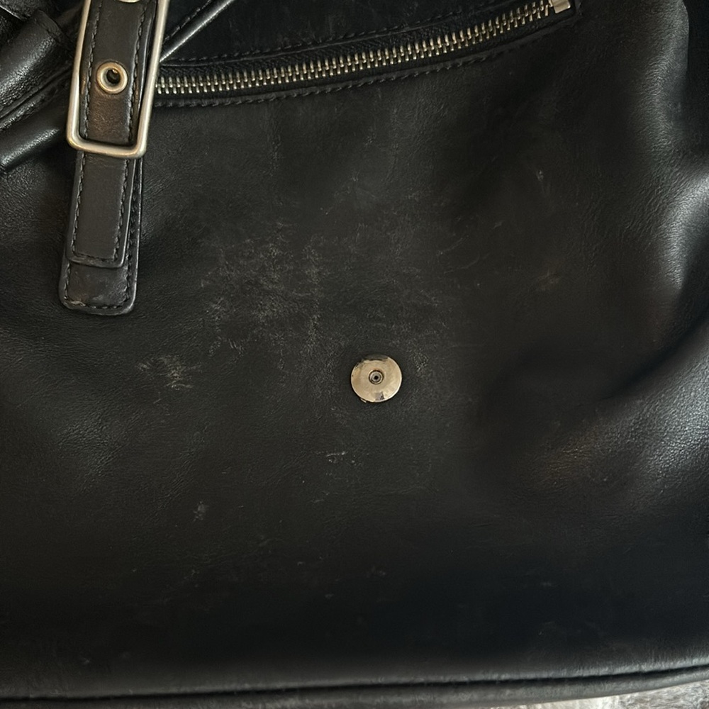 Large vintage black Coach backpack - Picture 4 of 4